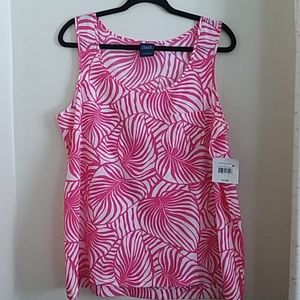 Falls Creek Hot Pink & White Tank Top (#21)